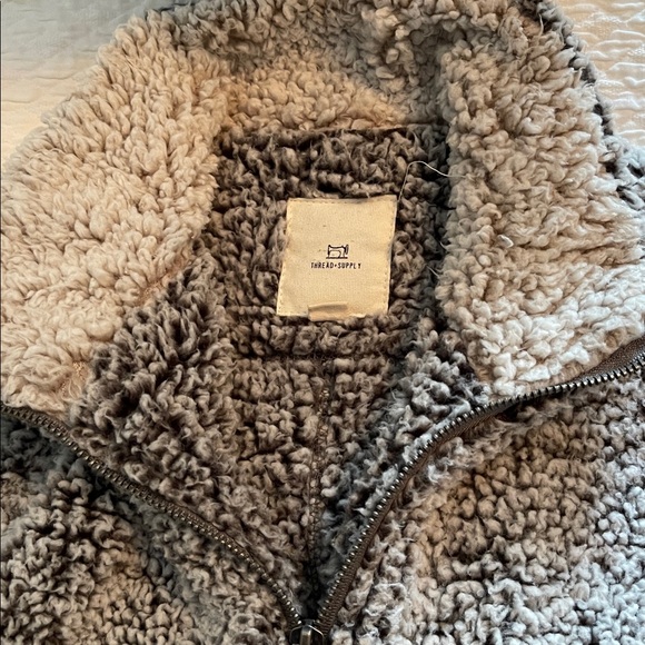 Thread & Supply Charcoal Sherpa Jacket - Picture 6 of 6